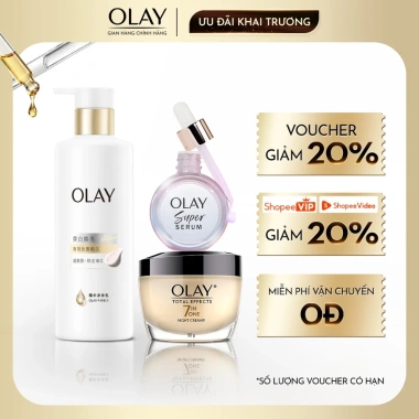 Combo Olay 260g + Serum 5in1 30ml + Kem Effects 7in1 50g - 1.244.600 VND
