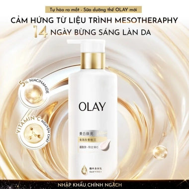Combo Olay 260g Sữa Dưỡng Thể Sáng Da + Serum Retinol 30ml Ban Đêm + Kem Dưỡng 50g - Giảm Giá, Da Rạng Rỡ
