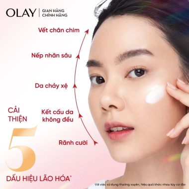 Combo Olay Sáng Da 260g + Super Serum 5in1 30ml + Kem Collagen Peptides 45g - Giá 1.47 triệu