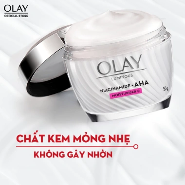 Combo Olay Sáng Da 260g + Tinh Chất Niacin AHA 30ml + Kem Dưỡng 50g - 639.800 VND