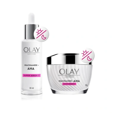 Combo Olay Sáng Da 260g + Tinh Chất Niacin AHA 30ml + Kem Dưỡng 50g - 639.800 VND