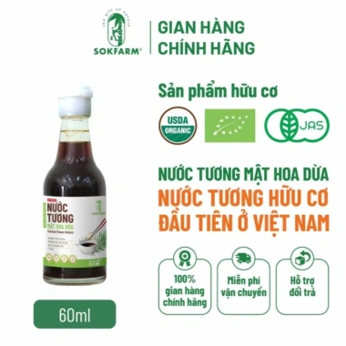 Combo Size Hồng Hài Nhi - Nước Tương, Đường, Mật Hoa Dừa Sokfarm USDA EU JAS, giá 250k 8 Combo Size Hồng Hài Nhi - Nước Tương, Đường, Mật Hoa Dừa Sokfarm USDA EU JAS, giá 250k 8