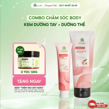 Combo Sữa Dưỡng Thể & Kem Dưỡng Da Tay Cỏ Mềm – Da mềm, Giá ưu đãi 360k