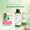 Combo Tẩy Trang & Bột Rửa Mặt Thảo Mộc Cỏ Mềm - Dịu Nhẹ, Không Cồn, Giá Ưu Đãi 250k