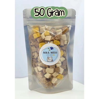 Combo thịt sấy Gà, Gan, Trứng cho chó mèo – Protein cao, dinh dưỡng toàn diện, giá 33.075 VND 5