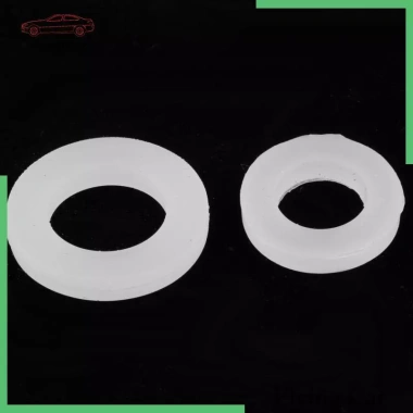 Con dấu phẳng Bellow cao su trắng Silicone vòi hoa sen Gasket Seal 100 chiếc giá giảm 7