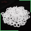 Con dấu phẳng Bellow cao su trắng Silicone vòi hoa sen Gasket Seal 100 chiếc giá giảm 9