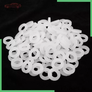 Con dấu phẳng Bellow cao su trắng Silicone vòi hoa sen Gasket Seal 100 chiếc giá giảm 9