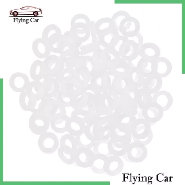 Con dấu phẳng Bellow cao su trắng Silicone vòi hoa sen Gasket Seal 100 chiếc giá giảm 10