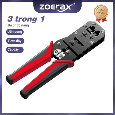 Công cụ kẹp RJ45 ZoeRax Pass-Through Crimper đa năng Cat6/6A/5 - Giá ưu đãi 225.499 VND