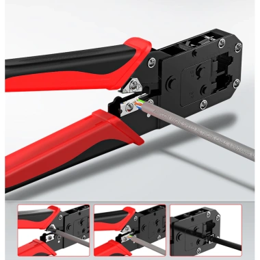 Công cụ kẹp RJ45 ZoeRax Pass-Through Crimper đa năng Cat6/6A/5 - Giá ưu đãi 225.499 VND