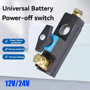 Công tắc bảo vệ rò rỉ MONQIQI 12V/24V - Ngắt nguồn nhanh kim loại, chỉ 73.000₫