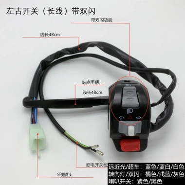 Công tắc Ghostfire Little Rùa Bé Trai cho Sanyang S5 & CUXI – Đổi tín hiệu, đèn pha, giá 271k