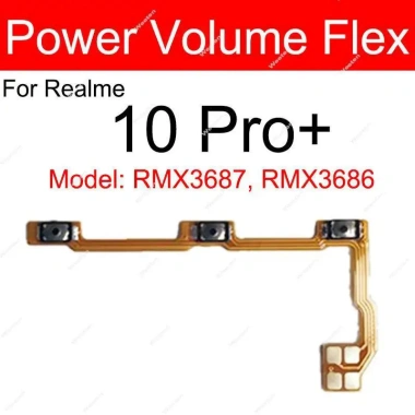 Công tắc Nút Bật/Tắt Nguồn và Âm Lượng Realme 10S, 10 Pro, 10Pro Plus – Phím Mềm Cáp Phần, Giá 136.400₫
