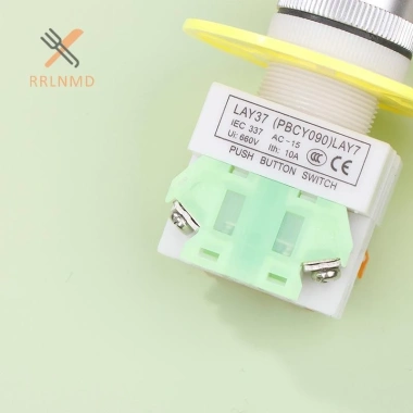 Công tắc tự khóa Rrlnmd 1NO1NC Dừng khẩn cấp, nút nhấn AC 660V 10A 8