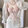 Corset Ren Hồng Gối Cảm Phối Xương Cá Ôm - Quần Lót Hot Girl Vest RGHX Giá Ưu Đãi 177.984₫ 2