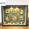 COUTR DIY Cat Mini Museum Silhouette Box Khung ảnh lưu niệm gia đình mèo có đèn LED VN giá ưu đãi 358.160₫ 6