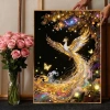 Cross Stitch Màu Vàng Phượng Hoàng Bầu Trời Sao Họa Tiết Thập DIY Thêu Phong Cách Mới 2