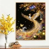 Cross Stitch Màu Vàng Phượng Hoàng Bầu Trời Sao Họa Tiết Thập DIY Thêu Phong Cách Mới 4