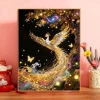 Cross Stitch Màu Vàng Phượng Hoàng Bầu Trời Sao Họa Tiết Thập DIY Thêu Phong Cách Mới 7