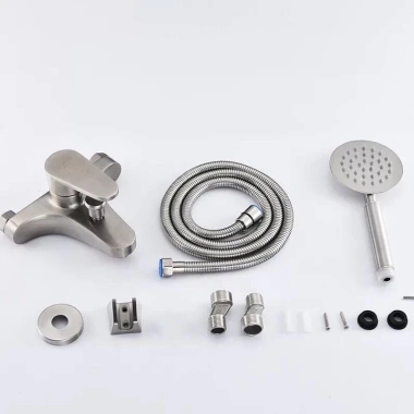 Củ sen tắm nóng lạnh inox 304 bộ đầy đủ vòi sen tay, dây sen, đế cài – giá ưu đãi 101.650₫