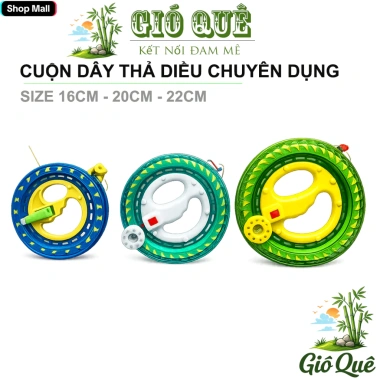 Cuộn Dây Thả Diều 1 Li GIOQUE.STORE D16-D22 thắng dây ABS - Giá chỉ 120.000₫