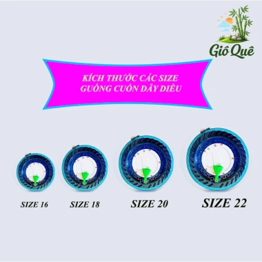 Cuộn Dây Thả Diều 1 Li GIOQUE.STORE D16-D22 thắng dây ABS - Giá chỉ 120.000₫