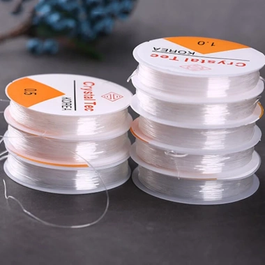 Cuộn dây thun co giãn 0.8-1.0mm - Dây gân xỏ vòng hạt handmade, giá 20.000đ 5 Cuộn dây thun co giãn 0.8-1.0mm - Dây gân xỏ vòng hạt handmade, giá 20.000đ 5