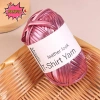 Cuộn giả da sáng bóng 40M - Vải đan sợi DIY cho túi nket và đệm, chất lượng cao 4