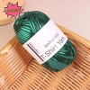 Cuộn giả da sáng bóng 40M - Vải đan sợi DIY cho túi nket và đệm, chất lượng cao 7