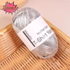 Cuộn giả da sáng bóng 40M - Vải đan sợi DIY cho túi nket và đệm, chất lượng cao 8
