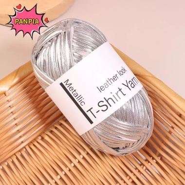 Cuộn giả da sáng bóng 40M - Vải đan sợi DIY cho túi nket và đệm, chất lượng cao 8 Cuộn giả da sáng bóng 40M - Vải đan sợi DIY cho túi nket và đệm, chất lượng cao 8