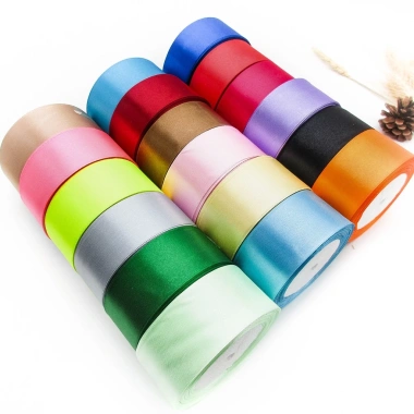 Cuộn Ruy Băng Lụa Trơn 4cm - Bề Rộng 4cm, Giá 27.000đ Giảm Giá, Chất Lượng Cao, Thích Hợp Dán Đồ Thủ Công 7