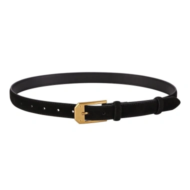 Da lộn Frosted Dermis Nữ Tôn Dáng Vintage Bull Thắt Lưng Da Bò Chất Lượng Cao 148k