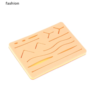 Da y tế silicone pad khâu thực hành 12h fashion - Mô phỏng vết thương phẫu thuật, ưu đãi 79.000 VND