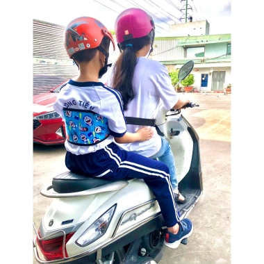 Đai an toàn rộng cho trẻ em khi đi xe máy - Chắc chắn, bền bỉ, giao nhanh TP.HCM 5