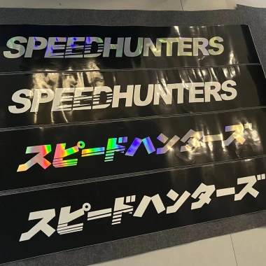 Dải chống nắng SPEED HUNTERS 130x21cm - Decal UV, phim tint JDM, che kính chắn gió 4