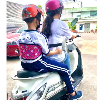 Đai lớn đi xe máy cho bé - An toàn cao cấp, dài 1m7, giảm giá 20%, chỉ 89.760đ 4