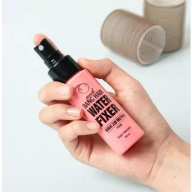 DAISO Bang Hair Water Fixer Peach 50ml - Xịt tạo kiểu tóc, hương đào tươi, Hàn Quốc