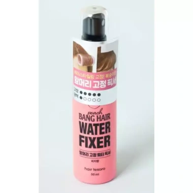 DAISO Bang Hair Water Fixer Peach 50ml - Xịt tạo kiểu tóc, hương đào tươi, Hàn Quốc 5 DAISO Bang Hair Water Fixer Peach 50ml - Xịt tạo kiểu tóc, hương đào tươi, Hàn Quốc 5