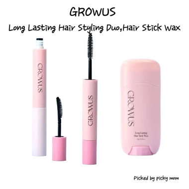 DAISO GROWUS Bộ đôi tạo kiểu tóc 2in1 Cara - Sáp dính tóc lâu trôi, K-Beauty, 187.659 VND