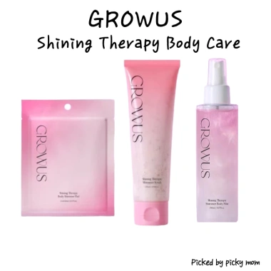 DAISO GROWUS Shimmer Pad – Tẩy tế bào chết, hương nhài, da phát sáng Hàn Quốc