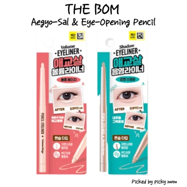 DAISO THE BOM Aegyo-Sal Bút chì mắt Matte không bóng - Tự nhiên, 2 sắc thái - Giá 194.213₫ DAISO THE BOM Aegyo-Sal Bút chì mắt Matte không bóng - Tự nhiên, 2 sắc thái - Giá 194.213₫