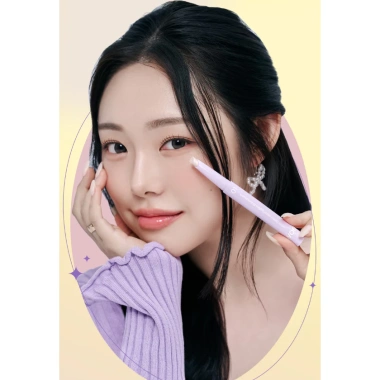 DAISO Twoedit Highlighter Stick – Kem highlight hồng phát sáng, che mặt, tạo viền K‑Beauty