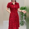 Đầm Cao Cấp Ngắn Tay Che Bụng Phong Cách Phương Tây Xám - Mùa Hè 2.023 Giá Ưu Đãi 201.227 VND