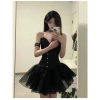 Đầm corset jacquard đen Thiên Nga, eo ngắn nặng, tiệc sinh nhật, giá 523.584₫ 8
