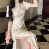 Đầm dài nữ thanh lịch Mùa Hè 2.025 thiết kế sườn xám - Giảm béo, giá 562.954₫