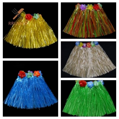 Đầm Hawaii Hula Cỏ Đi Biển Trẻ Em Bé Trai Bé Gái - Dây Đeo Tay Nóng Giảm 20%