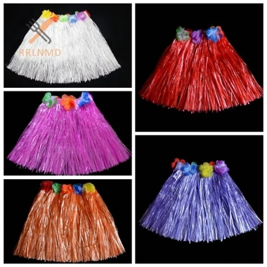 Đầm Hawaii Hula Cỏ Đi Biển Trẻ Em Bé Trai Bé Gái - Dây Đeo Tay Nóng Giảm 20%