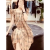 Đầm kẻ bbr Chân cá Tay cánh Tiên dáng babydoll trẻ trung hàng loại 1 6